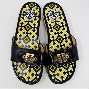 Tory Burch Patent Leather Clogs